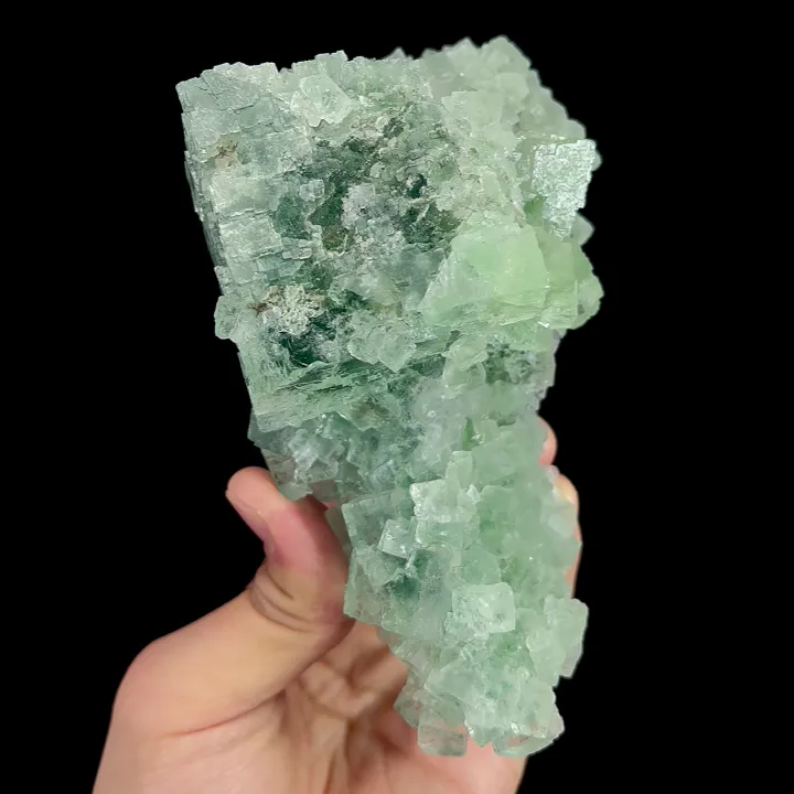 Natural Green Fluorite, Mineral Specimen:Xianghualing,Hunan (150*80*75MM) image