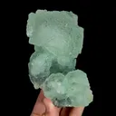 Natural Green Fluorite, Mineral Specimen:Xianghualing,Hunan (65*65*120MM) - image 4