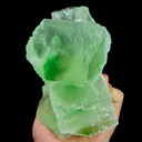 Natural Green Fluorite, Mineral Specimen:Xianghualing,Hunan (90*150*65MM) - image 2