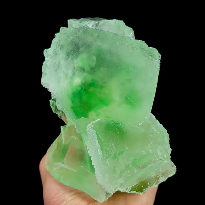 Natural Green Fluorite, Mineral Specimen:Xianghualing,Hunan (90*150*65MM) - image 5