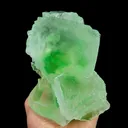 Natural Green Fluorite, Mineral Specimen:Xianghualing,Hunan (90*150*65MM) - image 5