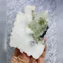 Natural Green Fluorite & Quartz, Mineral Specimen: Zhejiang,China 60*70*30MM - image 4