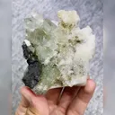 Natural Green Fluorite & Quartz, Mineral Specimen: Zhejiang,China 60*70*30MM - image 3