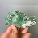 Natural Green Fluorite & Quartz,Mineral Specimen:Fujian,China (115*55*50MM) - image 5