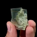 Natural Green Fluorite Single Crystal,Ladder Pattern Mineral Specimen:XiangHuaLing HUNAN (35*25*25mm) - image 3