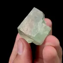 Natural Green Fluorite Single Crystal,Ladder Pattern Mineral Specimen:XiangHuaLing HUNAN (35*25*25mm) - image 4