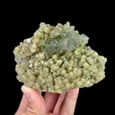 Natural Green Fluorite with Mica and Quartz, Mineral Specimen:Yaogangxian,Hunan (100*90*40MM) - image 1