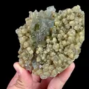 Natural Green Fluorite with Mica and Quartz, Mineral Specimen:Yaogangxian,Hunan (100*90*40MM) - image 2