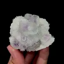 Natural Green Fluorite with Purple Core Mineral Specimen,High Quality Specimen,FUJIAN,CHINA(60*54*34mm) - image 1