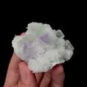 Natural Green Fluorite with Purple Core Mineral Specimen,High Quality Specimen,FUJIAN,CHINA(60*54*34mm) - image 3