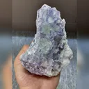 Natural Green Fluorite with Purple Edges comes from Zhejiang,China 95*130*50MM - image 3