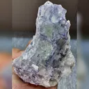 Natural Green Fluorite with Purple Edges comes from Zhejiang,China 95*130*50MM - image 2