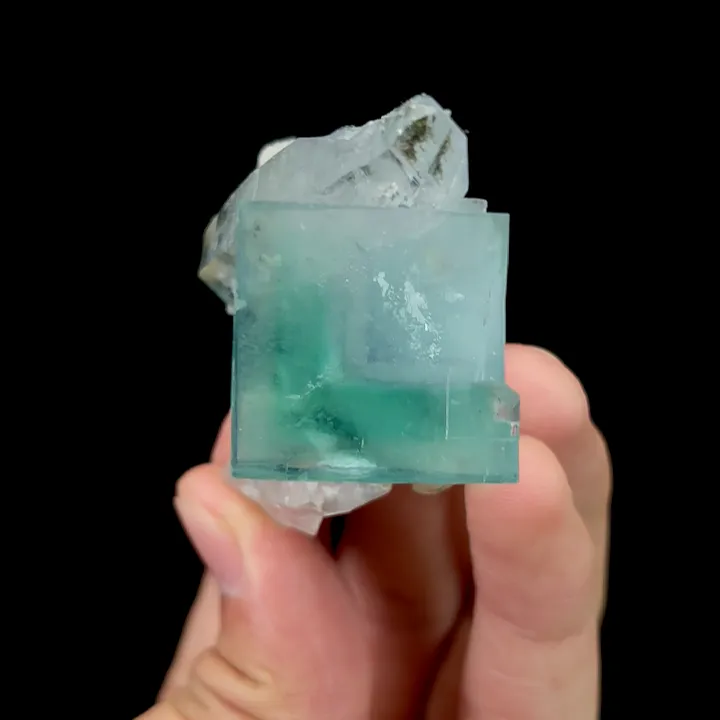 Natural Green  Fluorite,Cube Mineral Specimen,High Quality Cluster Specimen:YAOGANGXIAN,China (50*33*30mm) - image 4