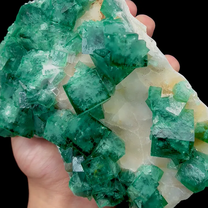 Natural Green Fluorite,Cube Mineral Specimen:Madagascar 150*60*130mm) - image 3