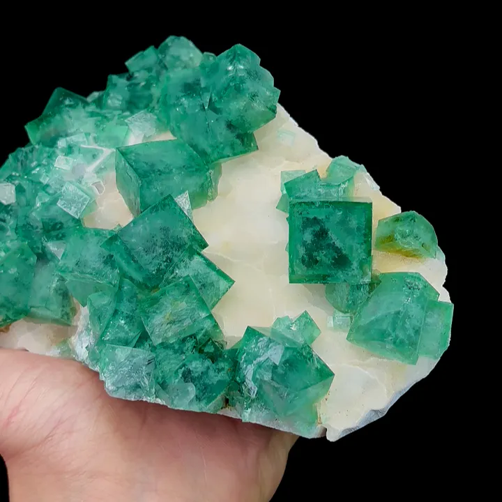Natural Green Fluorite,Cube Mineral Specimen:Madagascar 150*60*130mm) - image 2