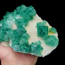 Natural Green Fluorite,Cube Mineral Specimen:Madagascar 150*60*130mm) - image 2