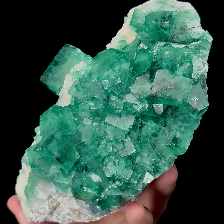 Natural Green Fluorite,Cube Mineral Specimen:Madagascar (150*90*115mm) - image 2