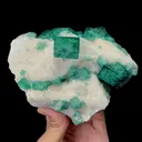 Natural Green Fluorite,Cube Mineral Specimen:Madagascar (150*90*115mm) - image 1