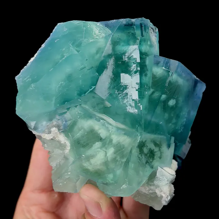 Natural Green Fluorite,Cube Mineral Specimen:ZHEJIANG China(115*50*105mm) - image 3
