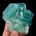Natural Green Fluorite,Cube Mineral Specimen:ZHEJIANG China(115*50*105mm) - image 3