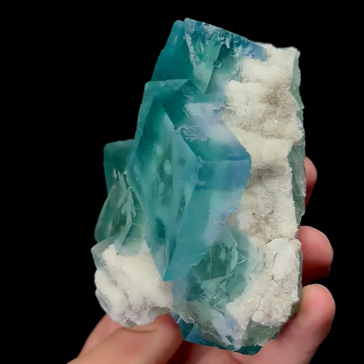 Natural Green Fluorite,Cube Mineral Specimen:ZHEJIANG China(115*50*105mm) - image 4