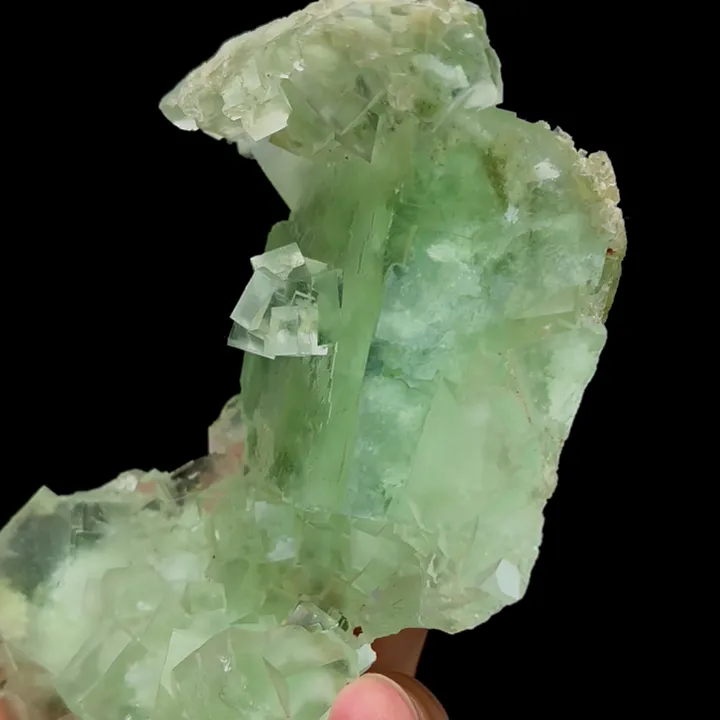 Natural Green Fluorite,Ladder Pattern Mineral Specimen: HUNAN (115*60*45mm) - image 3