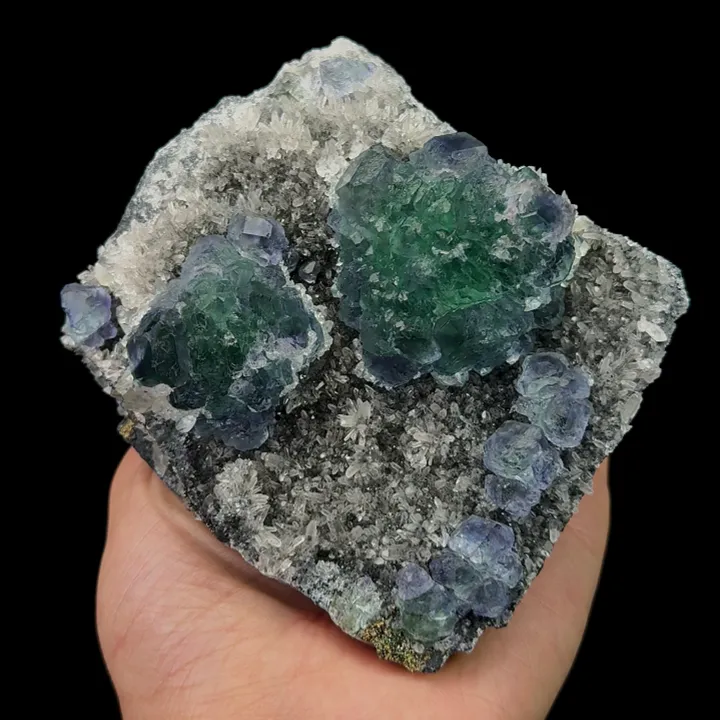 Natural Green Fluorite,Ladder Pattern Mineral Specimen:FUJIAN,China (100*55*90mm) - image 4