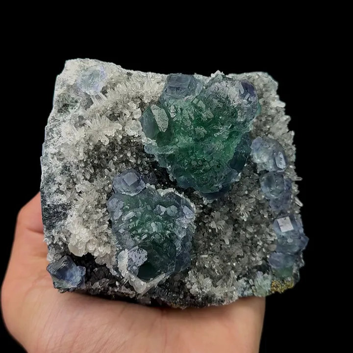 Natural Green Fluorite,Ladder Pattern Mineral Specimen:FUJIAN,China (100*55*90mm) - image 2