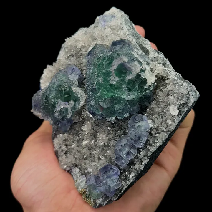 Natural Green Fluorite,Ladder Pattern Mineral Specimen:FUJIAN,China (100*55*90mm) - image 3