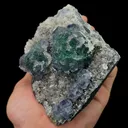 Natural Green Fluorite,Ladder Pattern Mineral Specimen:FUJIAN,China (100*55*90mm) - image 3