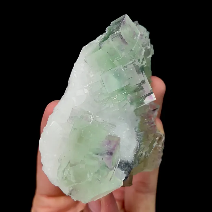 Natural Green Fluorite,Ladder Pattern Mineral Specimen:ZHEJIANG (95*70*45mm) - image 3