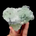 Natural Green Fluorite,Ladder Pattern Mineral Specimen:ZHEJIANG (95*70*45mm) - image 1