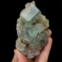 Natural Green Fluorite,Ladder Pattern Mineral Specimen:ZHEJIANG,China (105*65*50mm) - image 3