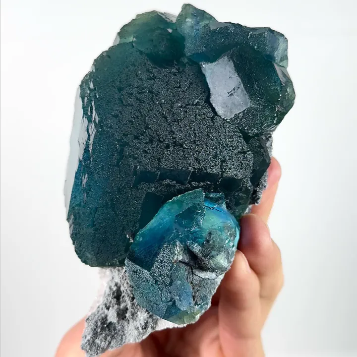 Natural Green Fluorite,Large Particles Mineral Specimen:FUJIAN,China (130*75*100mm) - image 3