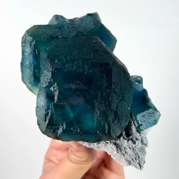 Natural Green Fluorite,Large Particles Mineral Specimen:FUJIAN,China (130*75*100mm) image