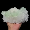 Natural Green Glassy Fluorite and Crystal Mineral Specimen,High Quality Specimen,ZHEJIANG,CHINA(170*112*60mm) - image 4