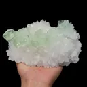 Natural Green Glassy Fluorite and Crystal Mineral Specimen,High Quality Specimen,ZHEJIANG,CHINA(170*112*60mm) - image 1