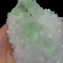 Natural Green Glassy Fluorite and Crystal Mineral Specimen,High Quality Specimen,ZHEJIANG,CHINA(170*112*60mm) - image 3