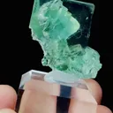 Natural Green Glassy Fluorite comes from Xianghualing,Hunan  30*30*30MM - image 2