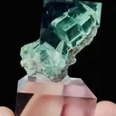 Natural Green Glassy Fluorite comes from Xianghualing,Hunan  30*30*30MM - image 3