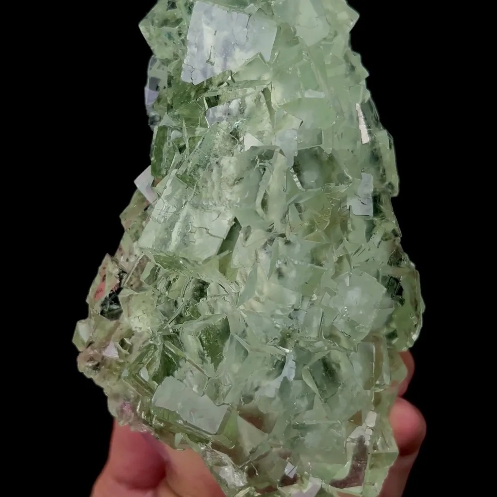 Natural Green Glassy Fluorite Mineral Specimen,High Quality Specimen,XIANGHUALING,HUNAN,CHINA(125*72*48mm) - image 4