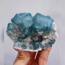 Natural Green Morandi Fluorite, Mineral Specimen：Fujian, China (100*80*70mm) - image 5