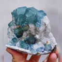 Natural Green Morandi Fluorite, Mineral Specimen：Fujian, China (100*80*70mm) - image 4