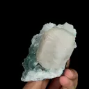 Natural Green Octahedral Fluorite and Calcite, Mineral Specimen:Inner Mongolia,China (75*85*40MM) - image 5