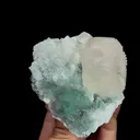 Natural Green Octahedral Fluorite and Calcite, Mineral Specimen:Inner Mongolia,China (75*85*40MM) - image 6