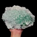 Natural Green Octahedral Fluorite and Crystal Mineral Specimen,High Quality Specimen,FUJIAN,CHINA(210*150*70mm) - image 4