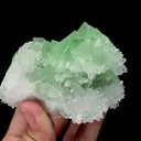 Natural Green Octahedral Fluorite and Crystal Mineral Specimen,High Quality Specimen,FUJIAN,CHINA(83*65*62mm) - image 2