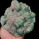 Natural Green Octahedral Fluorite and Crystal Mineral Specimen,High Quality Specimen,HUANGGANG LIANG,INNER MONGOLIA,CHINA(150*140*75mm) - image 1