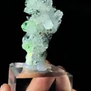 Natural Green Octahedral Fluorite and Quartz coexist comes from Namibia coexist 35*25*50MM - image 3