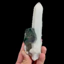 Natural Green Octahedral Fluorite and Quartz, Mineral Specimen: Inner Mongolia,China (60*40*130MM) - image 3